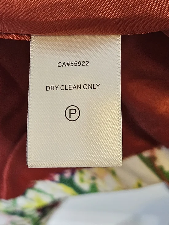 NWOT Liz Claiborne Women's White Floral Blazer Size M Red Lining Colorful Jacket - Picture 11 of 15